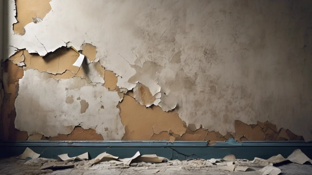 when to replaster walls