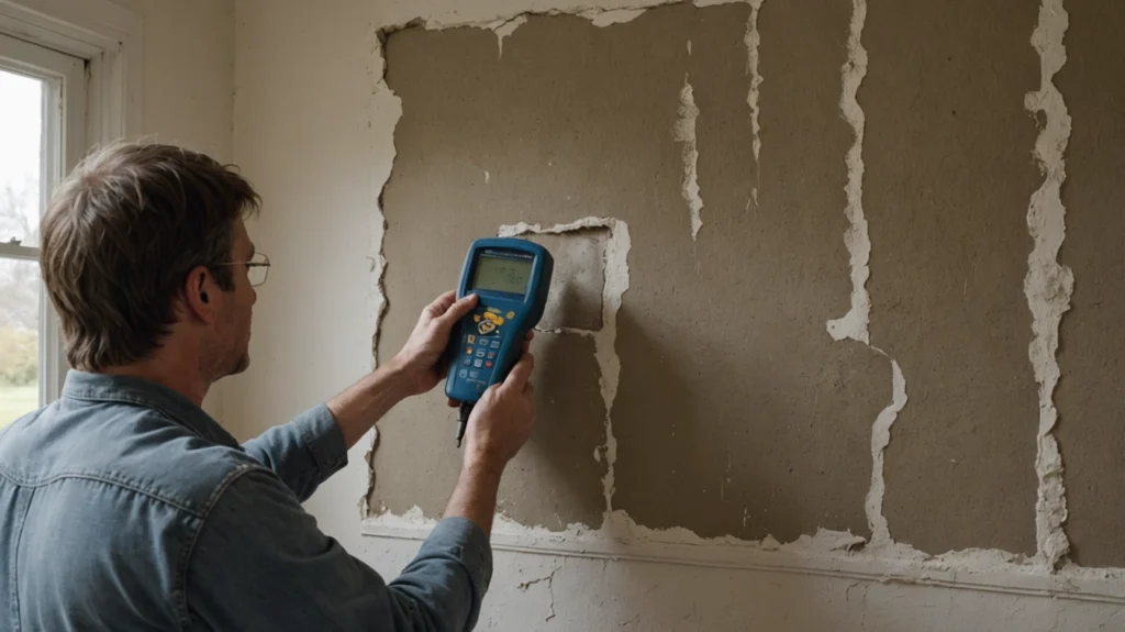 replaster after damp