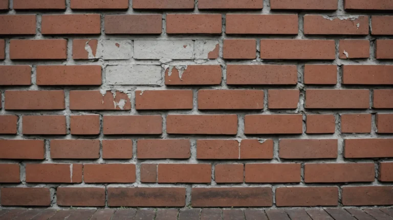 efflorescence on brickwork